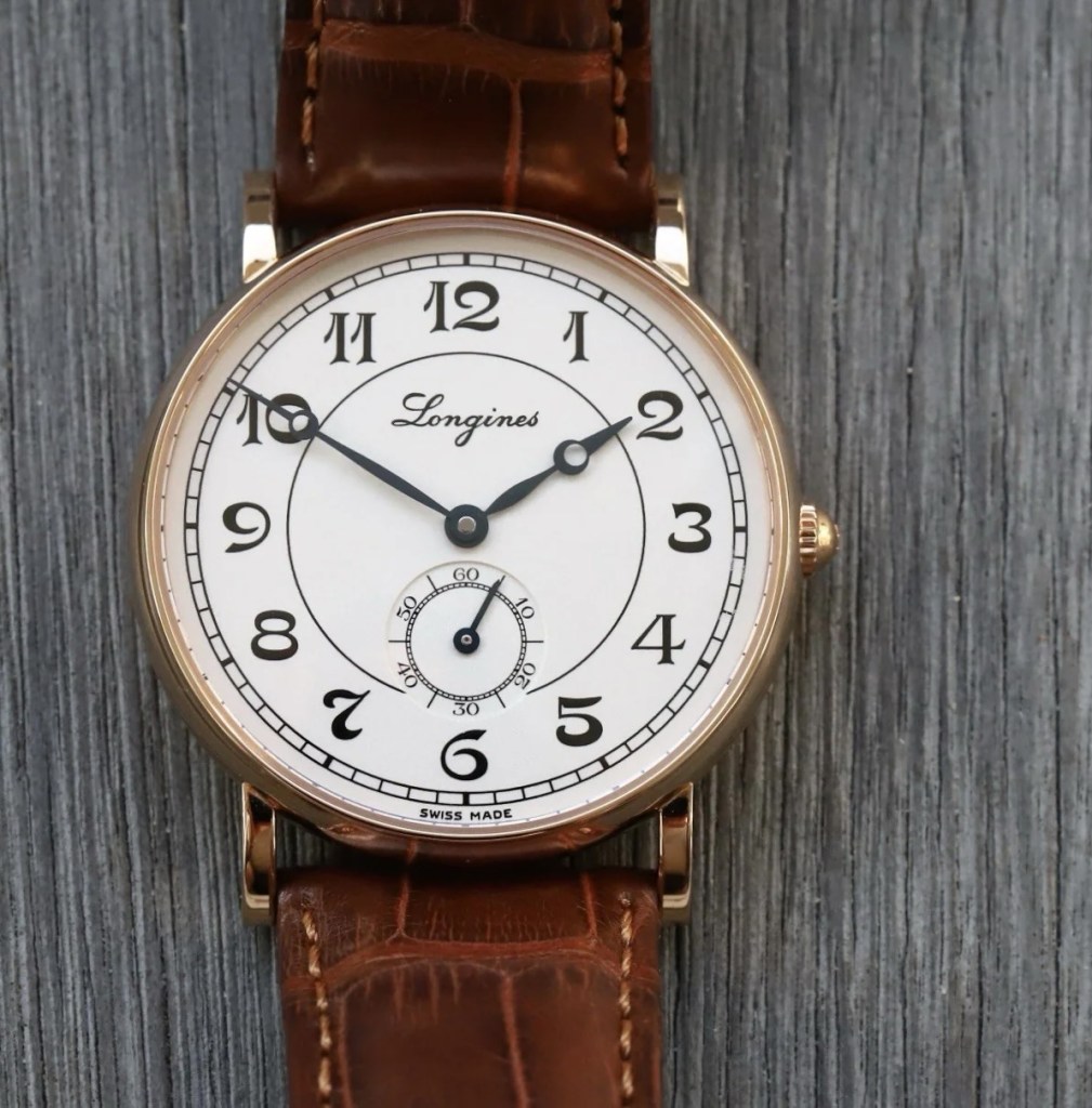 Longines Presence Heritage Gold 34mm
